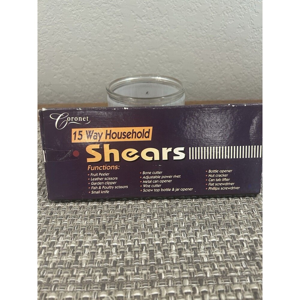Coronet 15 Way Household  Shears New In Box